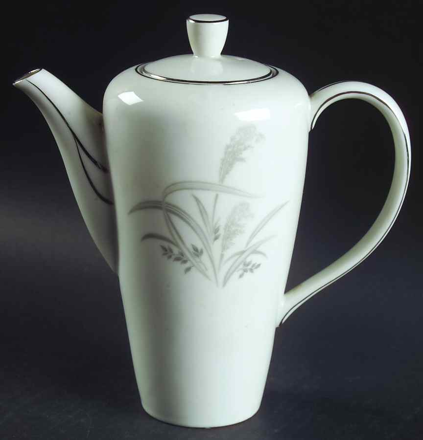 Silver Wheat Mini Coffee Pot & Lid by Wentworth-1