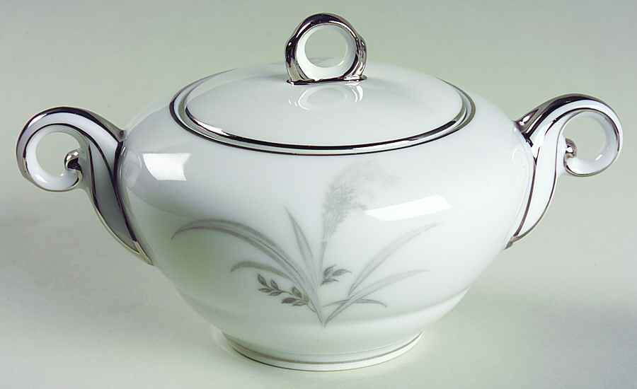 Silver Wheat Sugar Bowl & Lid by Wentworth-1
