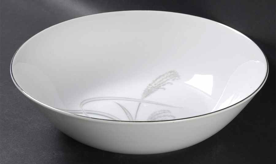 Silver Wheat 9" Round Vegetable Bowl by Wentworth-1