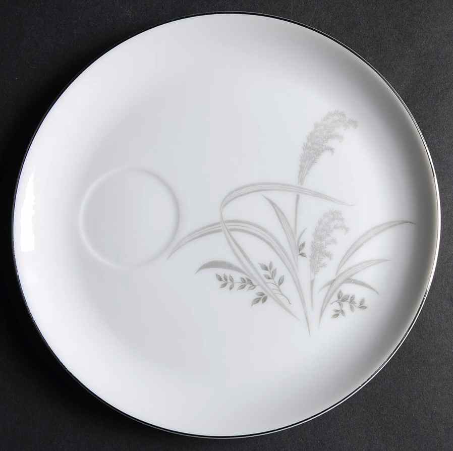 Silver Wheat Snack Plate by Wentworth-1