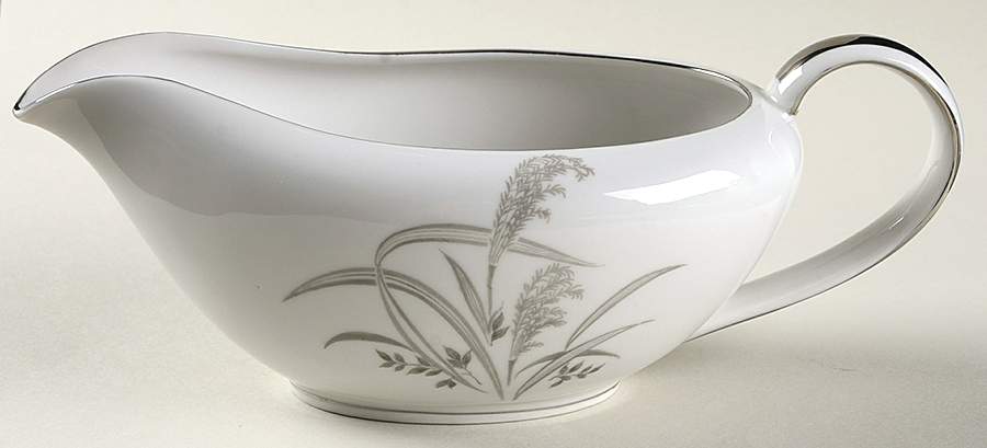Silver Wheat Gravy Boat by Wentworth-1
