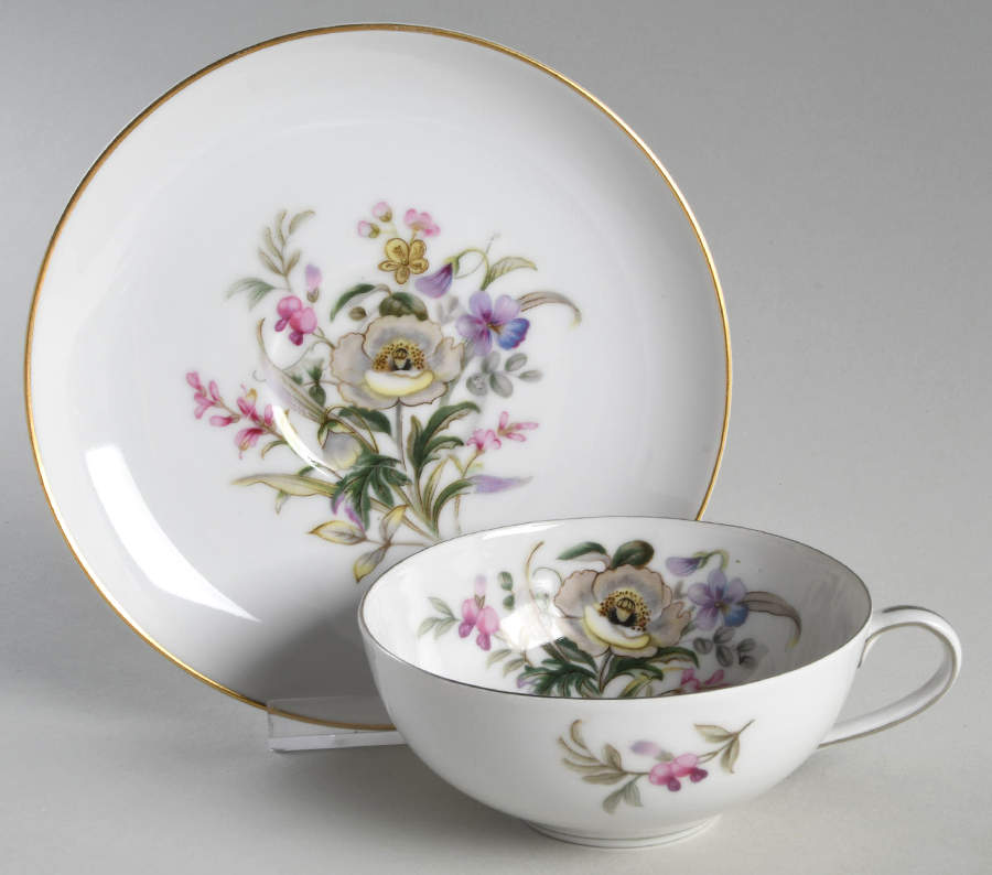 Symphony Flat Cup & Saucer Set by Wentworth-1