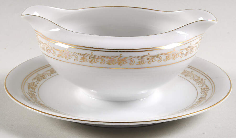 Tara Gravy Boat with Attached Underplate by Wentworth-1