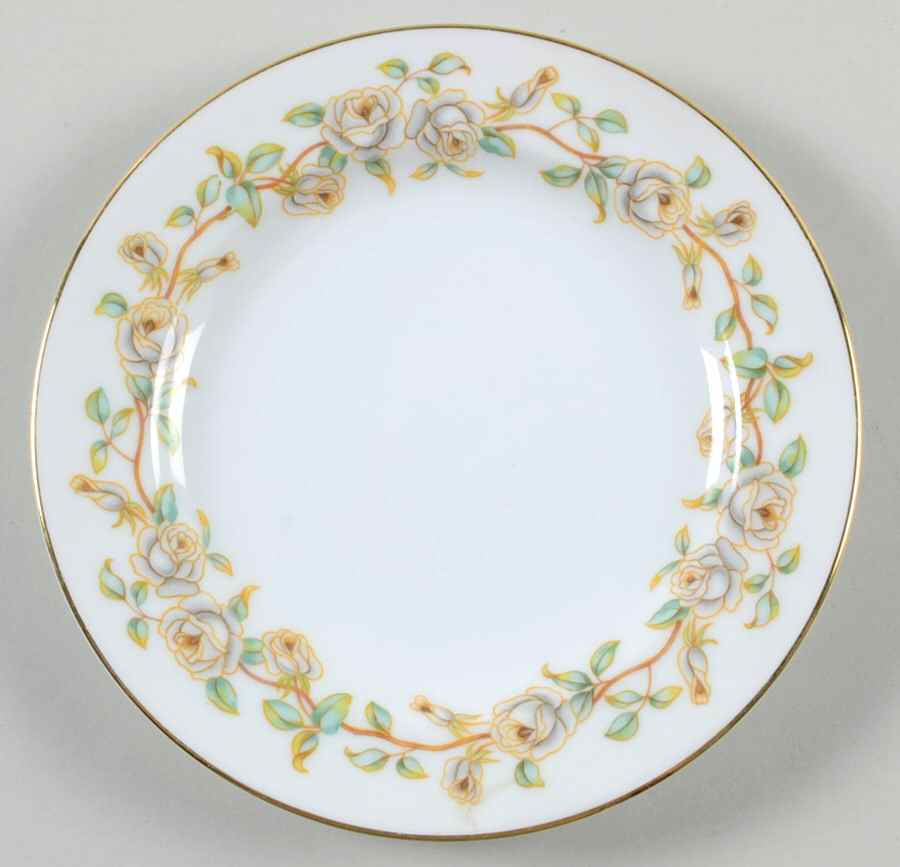 Tea Rose Bread & Butter Plate by Wentworth-1