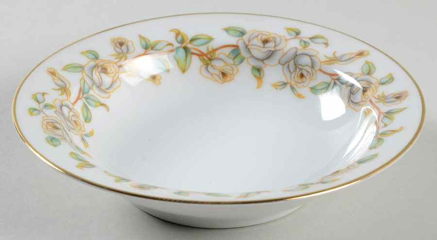 Tea Rose Rim Fruit/Dessert (Sauce) Bowl by Wentworth-1