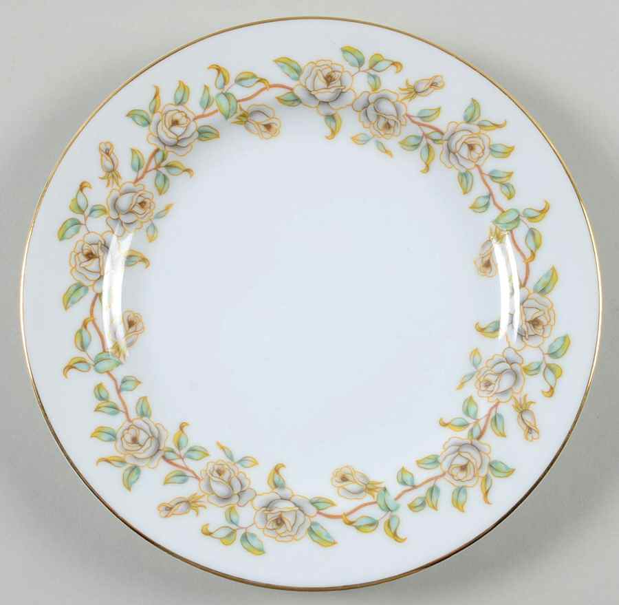 Tea Rose Salad Plate by Wentworth-1