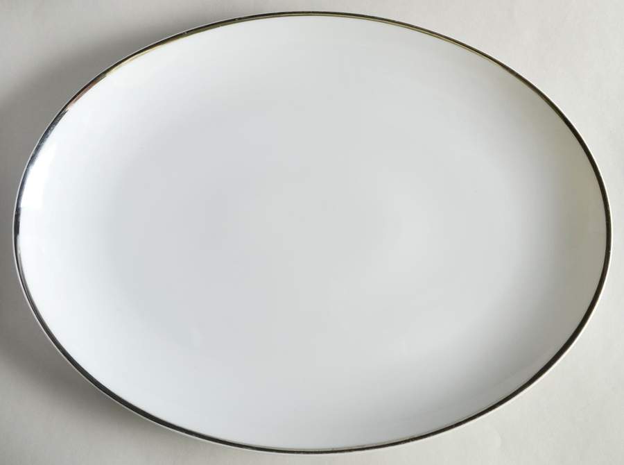True Love 14" Oval Serving Platter by Wentworth-1