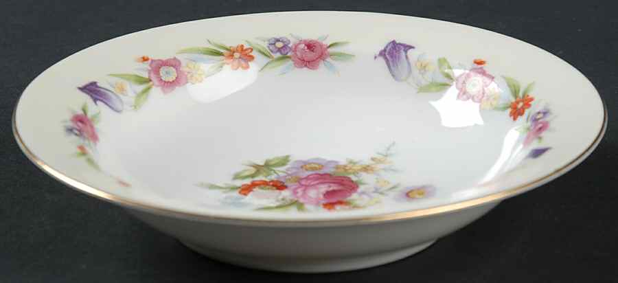 Tulip Rim Fruit/Dessert (Sauce) Bowl by Wentworth-1