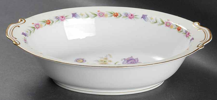 Tulip 10" Oval Vegetable Bowl by Wentworth-1