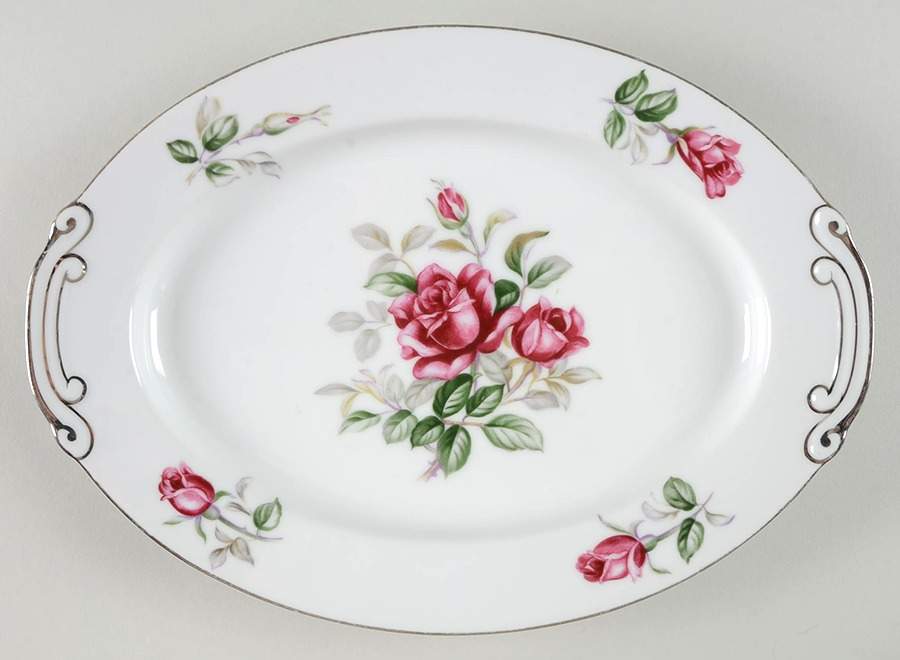 Valencia 12" Oval Serving Platter by Wentworth-1