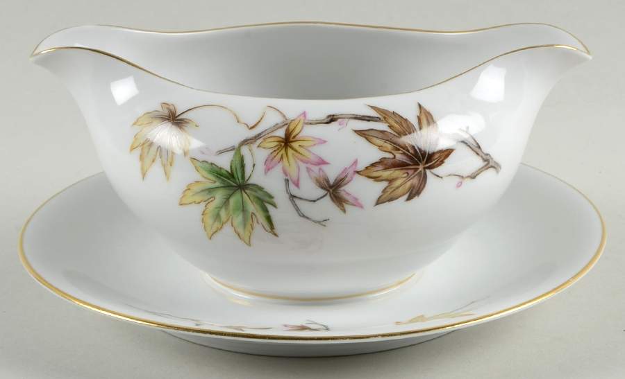 Victoria Gravy Boat with Attached Underplate by Wentworth-1
