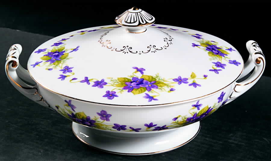 Viola Round Covered Vegetable by Wentworth-1