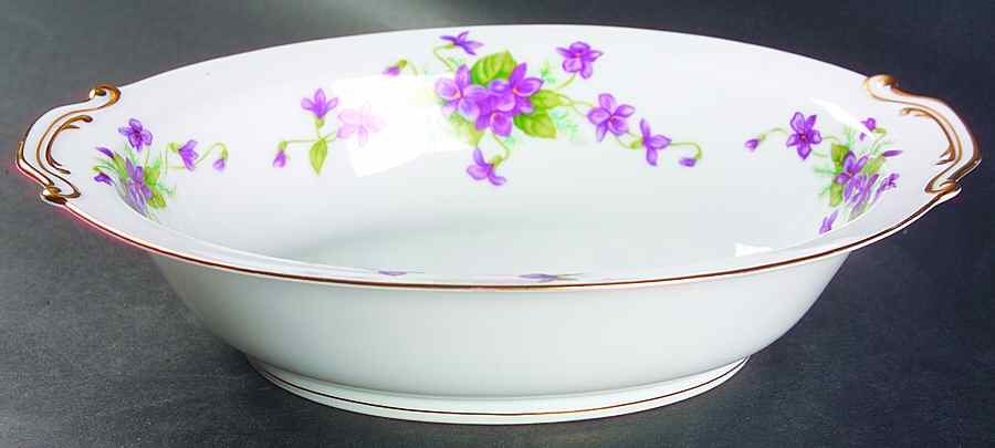 Viola 11" Oval Vegetable Bowl by Wentworth-1