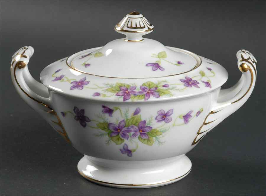 Viola Sugar Bowl & Lid by Wentworth-1