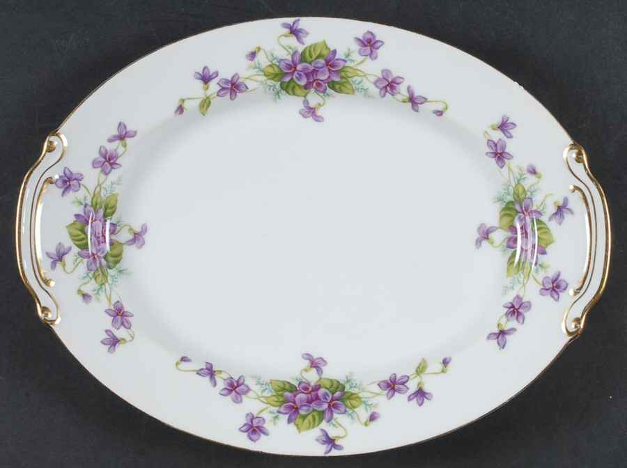 Viola 12" Oval Serving Platter by Wentworth-1