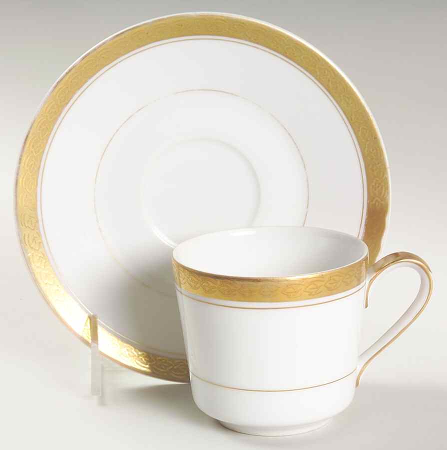 Westminster Flat Cup & Saucer Set by Wentworth-1