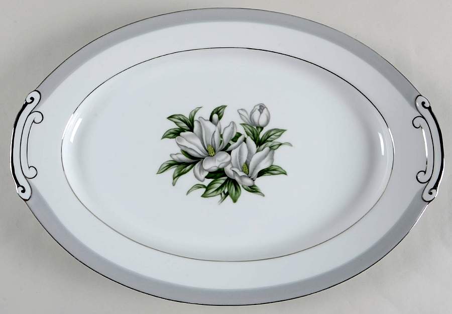 Yolanda 16" Oval Serving Platter by Wentworth-1