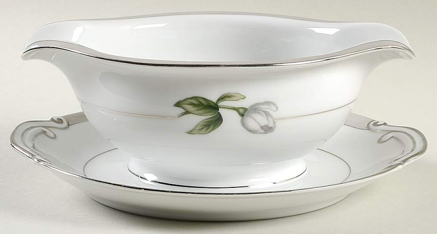 Yolanda Gravy Boat with Attached Underplate by Wentworth-1