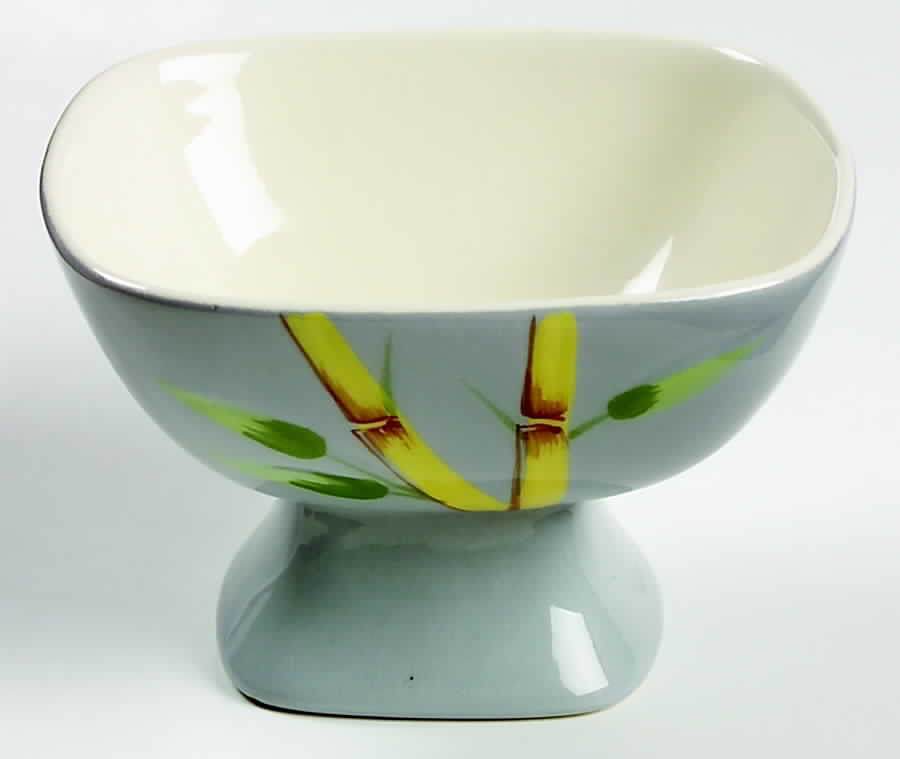Bambu Gray China Sherbet by Weil Ware-1