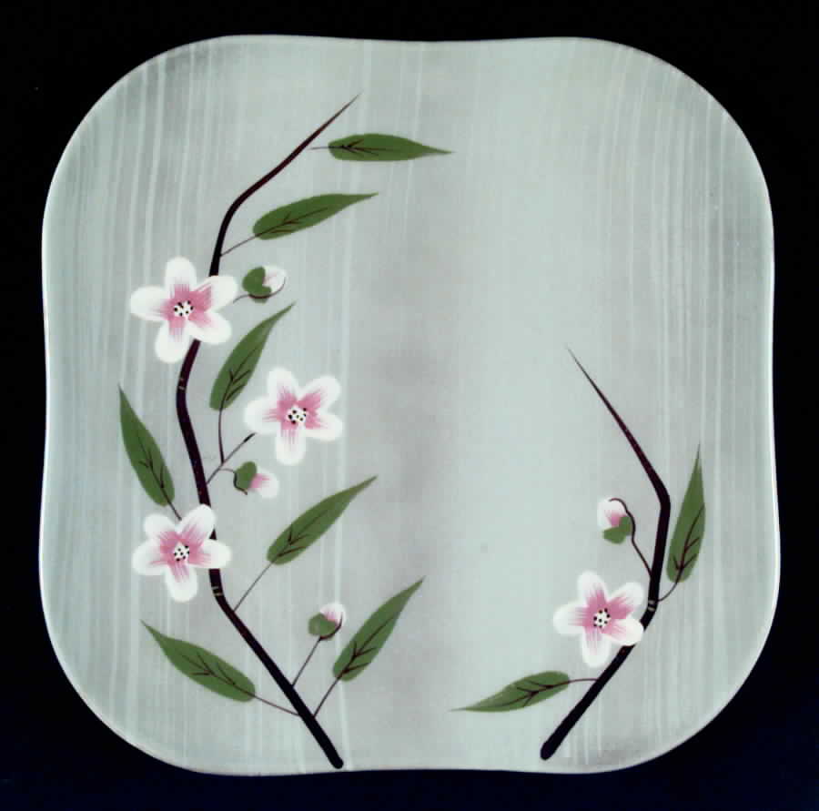 Birchwood Gray Dinner Plate by Weil Ware-1