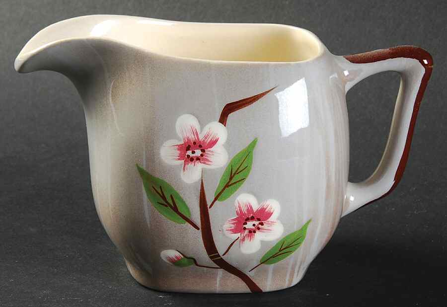 Birchwood Gray Creamer by Weil Ware-1