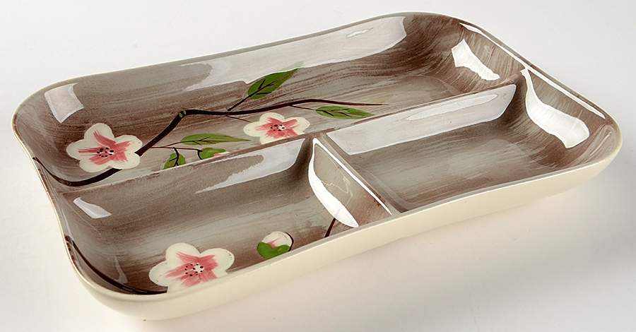 Birchwood Gray 3-Part Relish by Weil Ware-1