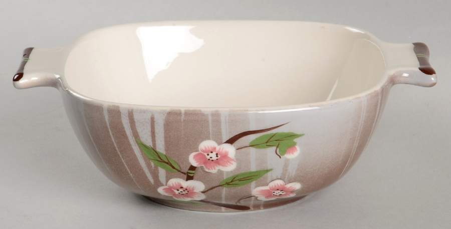 Birchwood Gray Lugged Cereal Bowl by Weil Ware-1