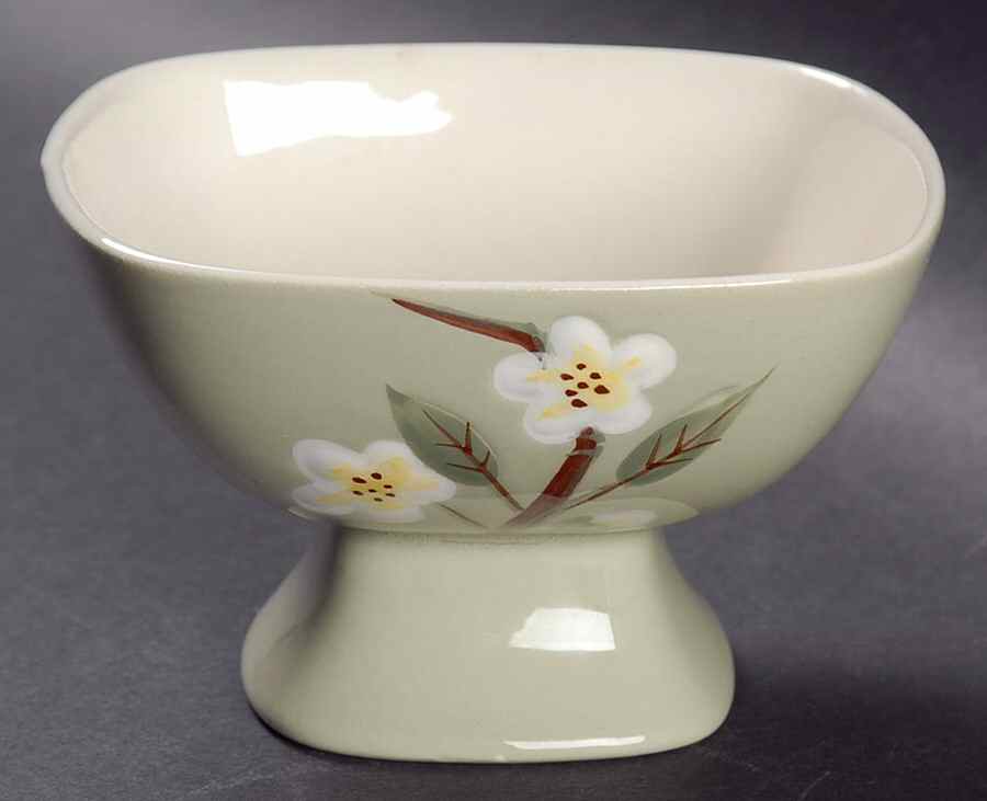 Blossom Celadon China Sherbet by Weil Ware-1