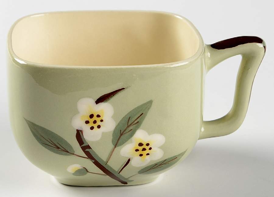 Blossom Celadon Snack Cup by Weil Ware-1