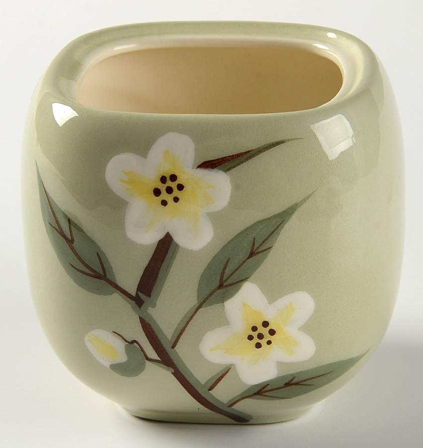 Blossom Celadon Jam/Jelly No Lid by Weil Ware-1