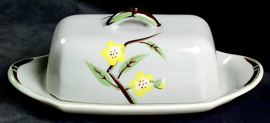 Blossom Gray 1/4 Lb Covered Butter by Weil Ware-1