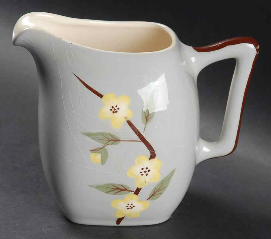 Blossom Gray 16 Oz Pitcher by Weil Ware-1