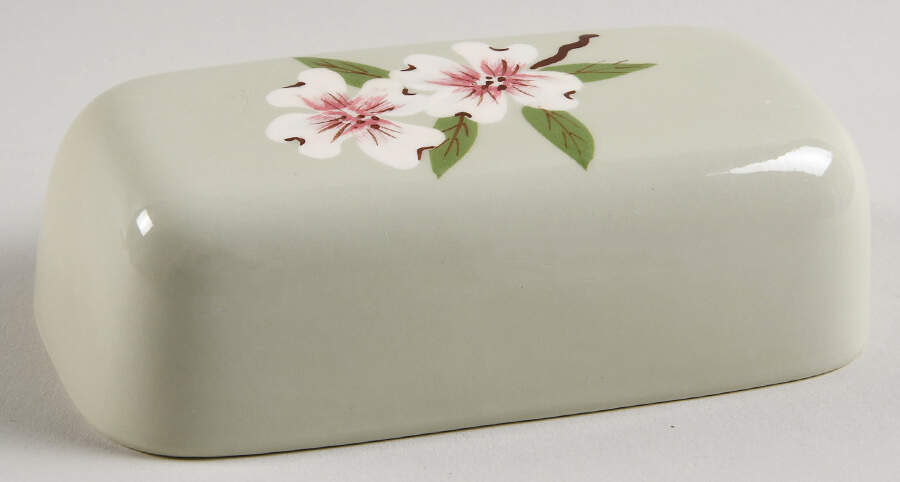 Brentwood Celadon Lid for 1/4 Lb Butter by Weil Ware-1