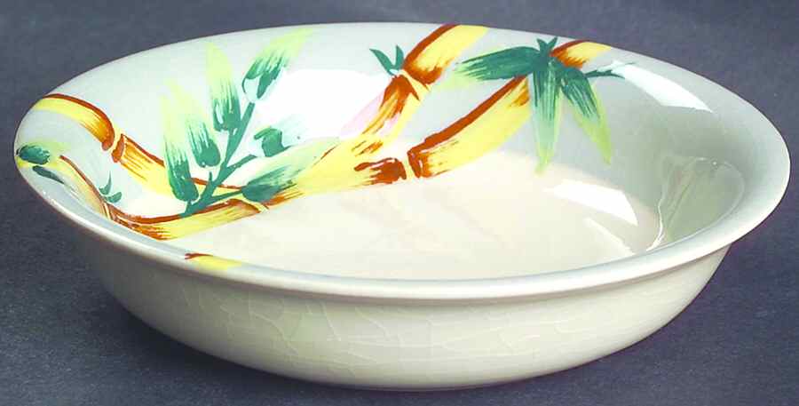 Malay Bambu Gray Fruit/Dessert (Sauce) Bowl by Weil Ware-1