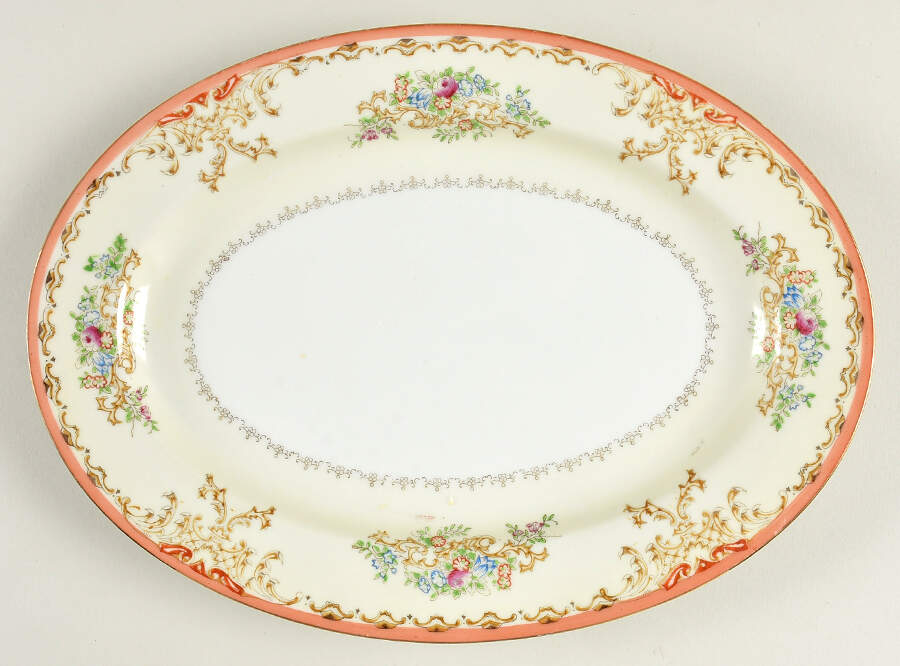 WEX1 12" Oval Serving Platter by Wexford-1