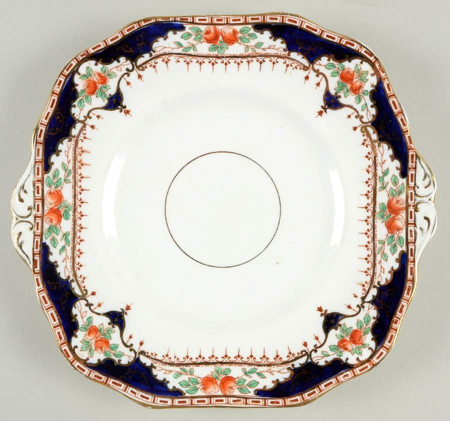 Milan Square Handled Cake Plate by Wetley-1