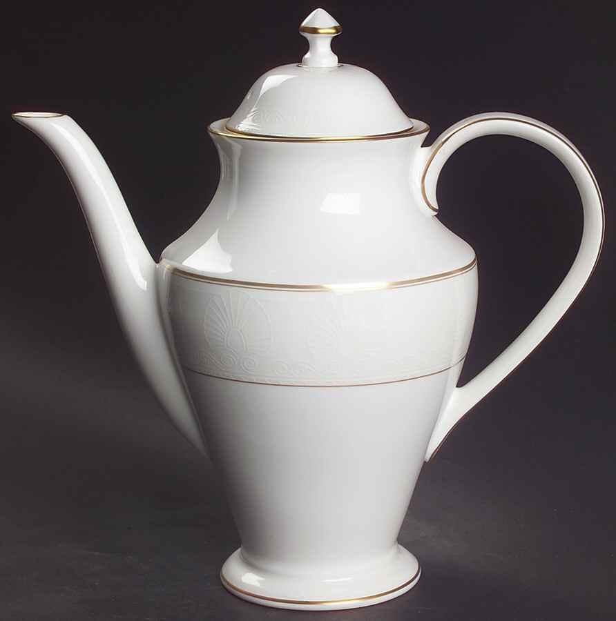 Cardiffe Tea/Coffee Pot & Lid by Waterford China-1