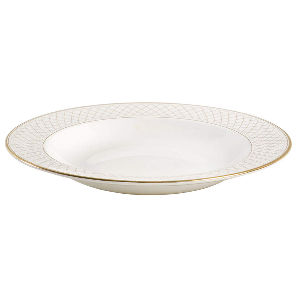 Crosshaven Large Rim Soup Bowl by Waterford China-1