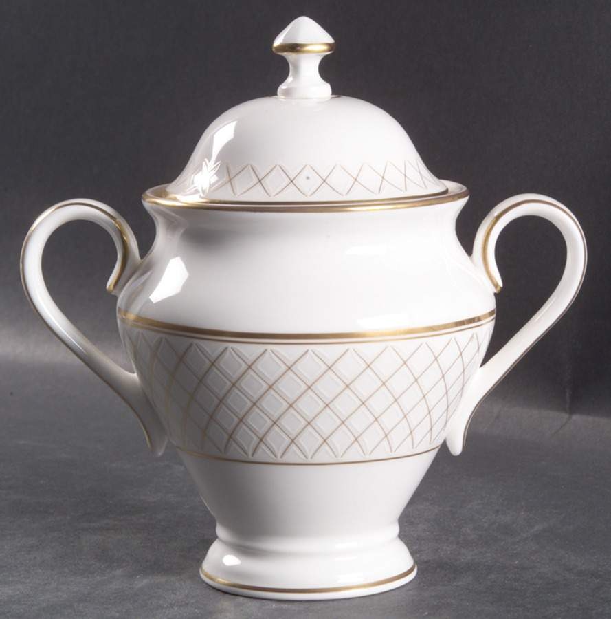 Crosshaven Sugar Bowl & Lid by Waterford China-1
