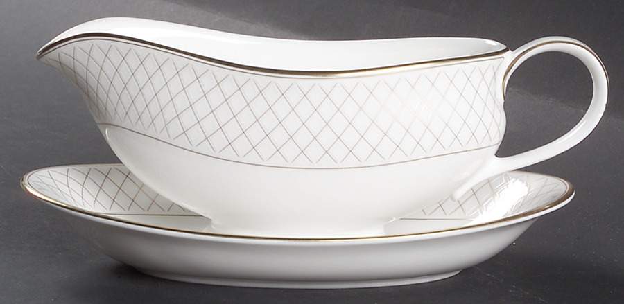 Crosshaven Gravy Boat & Underplate by Waterford China-1