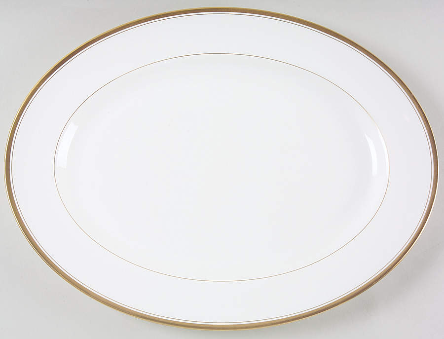 Harcourt 15" Oval Serving Platter by Waterford China-1