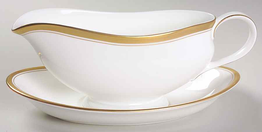 Harcourt Gravy Boat & Underplate by Waterford China-1