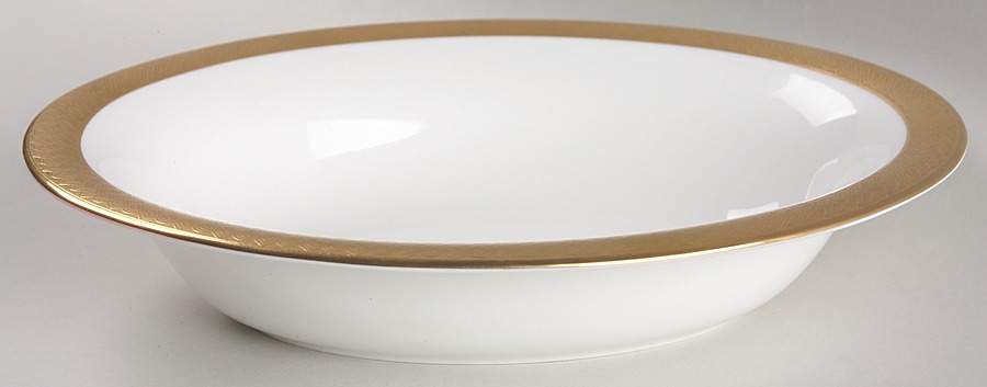 Kells Gold 9" Oval Vegetable Bowl by Waterford China-1