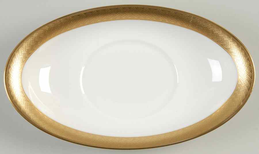 Kells Gold Underplate for Gravy Boat by Waterford China-1