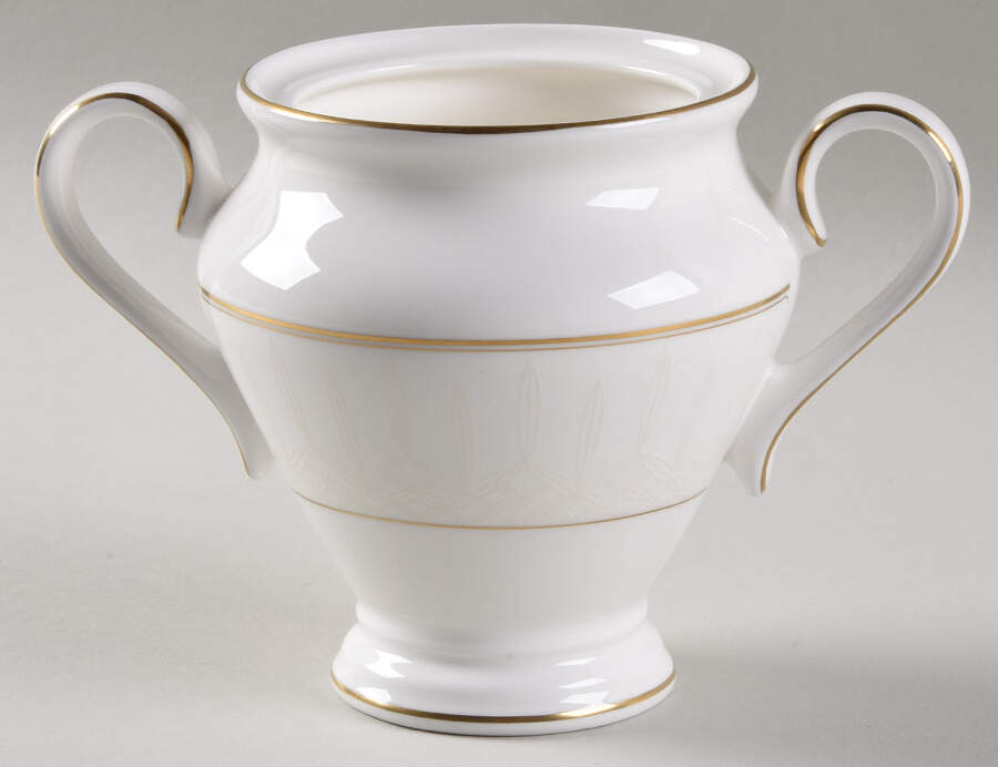Lismore Gold Sugar Bowl No Lid by Waterford China-1