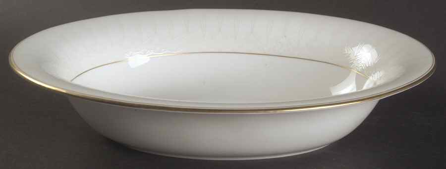 Lismore Gold 9" Oval Vegetable Bowl by Waterford China-1