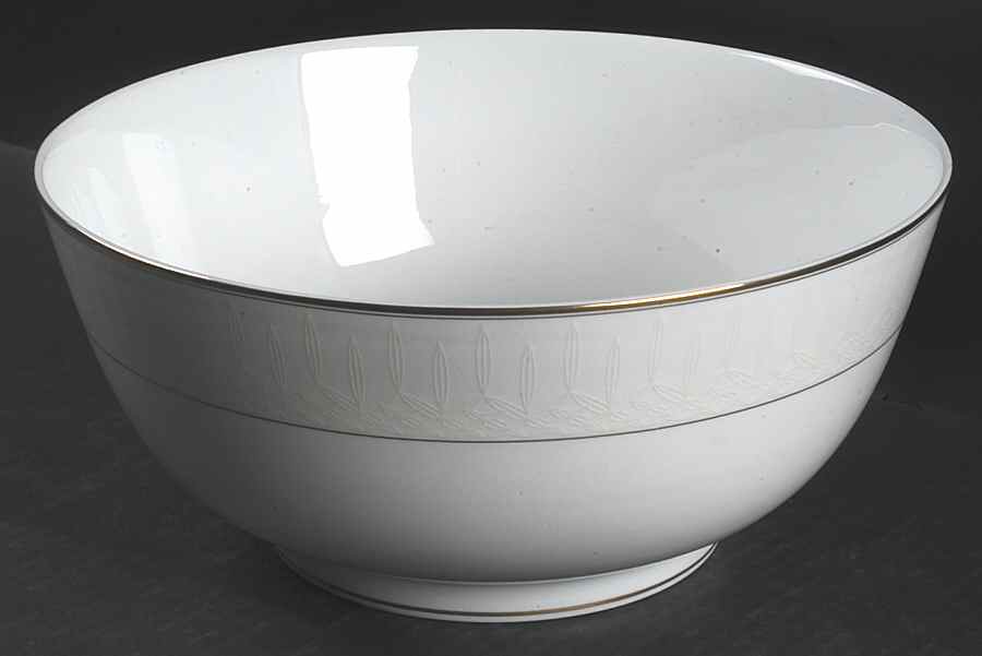 Lismore Gold 9" Salad Serving Bowl by Waterford China-1
