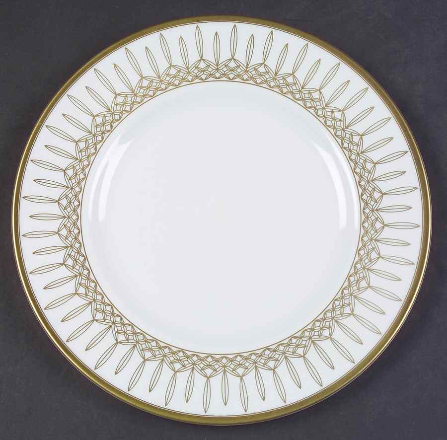 Lismore Gold Accent Salad Plate by Waterford China-1