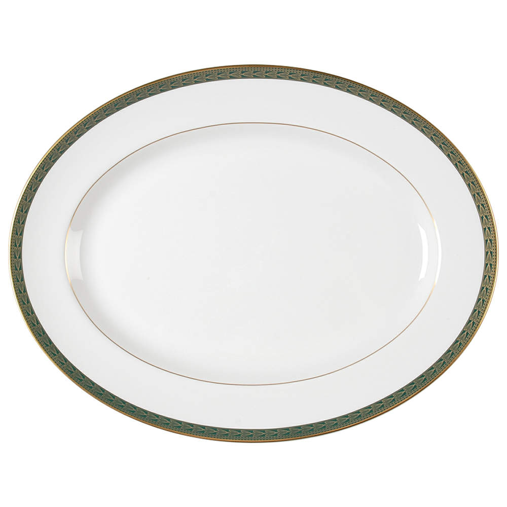 Longfield 15" Oval Serving Platter by Waterford China-1