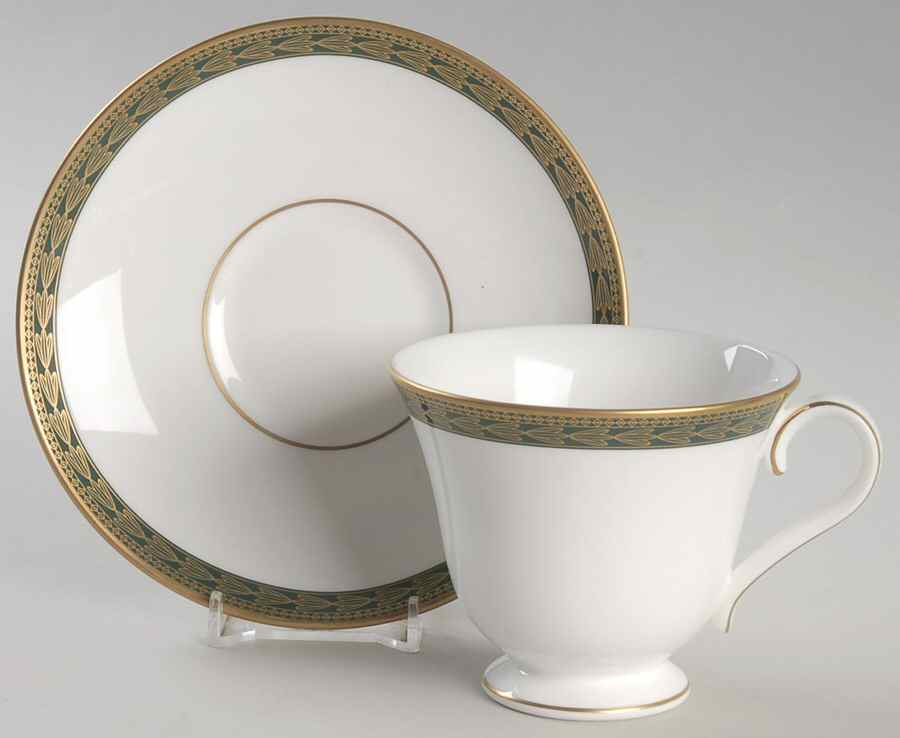 Longfield Footed Cup & Saucer Set by Waterford China-1